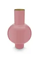 Produktbild: PiP Studio Dekovase Vase Metal medium pink 24 x 40 cm (Vasen), Vase Metal Medium Pink 24x40cm