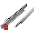 Produktbild: Sotech Schubkastenauszug Schwerlast Rollenführung Teilauszug Stahl Verzinkt, Aufliegende Montage Speziell Für Hohe Belastungen Bis 100 Kg Im Möbel- Und Maschinenbau, Nennlänge 300 Mm