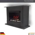 Produktbild: Ethanolkamin Kamin Gelkamin Modell Emily Premium Granit dunkel incl 21 teil. Set