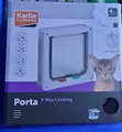Produktbild: Katzentür, Katzenklappe, Cat Flap, 4 Wege , Karlie ,Braun,23,5x25,2cm, Tier Tür