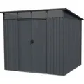 Produktbild: Floraworld Gerätehaus Lightline Größe 3 Pultdach Oberlicht 239 x 193 x 202 cm