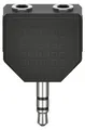 Produktbild: Hama Audio-Adapter 3,5mm - 2x 3,5mm-Klinke, Stereo