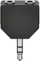Produktbild: Hama Audio-Verbindungskabel/Adapter Audio-Adapter schwarz