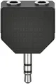 Produktbild: hama Audio-Verbindungskabel/Adapter Audio-Adapter 3,5-mm-Stecker>2 x 3,5-mm-Kupp