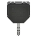 Produktbild: Hama Audio Stecker Jack Plug 2x Jack Buchse Schwarz