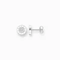 Produktbild: Ohrstecker klassisch Pavé weiß