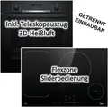 Produktbild: BOSCH Backofen-Set AutoPilot Teleskopauszug + Midea Flex-Induktionskochfeld Booster 77cm