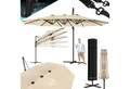 Produktbild: KESSER Sonnenschirm, Sonnenschirm Doppelsonnenschirm 4,6m x 2,7m Ampelschirm
