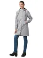 Produktbild: Ragwear Damen leichter wasserdichter Übergangsmantel aus einem reflektierendem Material mit Kapuze Husty Rainy YOUMODO Light Grey Gr. L