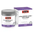 Produktbild: SWISSE Kollagen und Hyaluronsäure – Nahrungsergänzungsmittel 30 Kollagen Hyaluron Kapseln Timeless mit Vitamin C Vitamin E Kupfer, Made in Italy