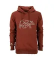 Produktbild: FORSBERG Pettarson Herren Hoodie mit Bärenlogo | Skandinavisch inspirierter Kapuzenpullover | All-Year Kollektion | Freizeit, Handwerk, Outdoor, Farbe:Bordeaux, Größe:XL