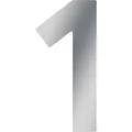 Produktbild: Metafranc Hausnummer 1, Edelstahl, 120 mm, 3D Design, gute Lesbarkeit, individuelle Beschriftung