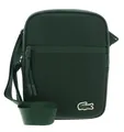 Produktbild: LACOSTE LCST Flat Crossover Bag S Umhängetasche Tasche Vert 132 dunkelgrün Neu