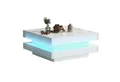 Produktbild: OKWISH Couchtisch Moderner technologischer, mit 16-farbiger LED-Beleuchtung, 70x70x36 cm