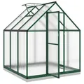 Produktbild: vidaXL Gewächshaus 4005832, 2,86 m² Fläche, 169 x 169 x 202 cm, Polycarbonat, Fundamentrahmen