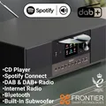 Produktbild: Internetradio, DAB+, CD, BT, eingebauter Subwoofer, Quadriga, schwarz, WIE NEU