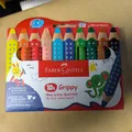 Produktbild: Faber Castell 10 Grippy XXL Buntstifte Jumbomine 10mm ab 2 Jahre 110624