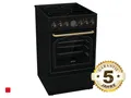 Produktbild: Standherd Gorenje Classico Collection GECS5B70CLB Schwarz ExtraSteam 50cm breit