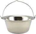 Produktbild: Perfect Home Gulaschkessel, 14 Liter, Edelstahl, Silber, Klassisch, Traditionelle ungarische Handwerkskunst und Eignung für offenes Feuer