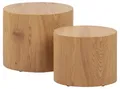Produktbild: ACTONA GROUP Couchtisch Mice, Anstelltisch, Sofatisch, TOPSELLER! 2er-set, Scandi-Stil (Couchtisch, Beistelltisch, OTTOs Choice), moderne ovale Form (Set, 2 st). in verschiedenen Farben, pflegeleicht