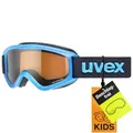 Produktbild: Uvex speedy pro - stylische Allround-Brille mit Anti-Fog-Beschichtung und 100% UVA-, UVB, UVC-Schutz für Kinder - blue/lasergold - one size