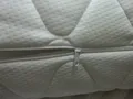 Produktbild: Matratzenbezug 100 x 200 cm. Matratzenschoner versteppt mit Reißverschluss (weiß, 100 x 200 x 12 cm)