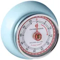 Produktbild: Magnetischer Retro-Küchentimer, 60 Minuten, 7,9 cm, Hellblau, Blau