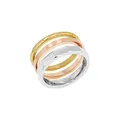 Produktbild: s.Oliver Ring Edelstahl Damen Ringe, Tricolor, Kommt in Schmuck Geschenk Box, 2038890