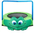 Produktbild: HyperMotion Kindertrampolin Mini-Trampolin für Kinder, Frosch mit Griff, 50 kg max, 91 cm