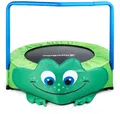Produktbild: HyperMotion Kindertrampolin mit Haltegriff 91 cm Froschmotiv 50 kg Tragkraft