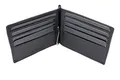 Produktbild: LEAS Dollar Clip mit Kleingeldfach RFID Geldscheinklammer flach Geldklammer Money Clip extra dünn für 8 Karten Echt-Leder, Portmonee mit Geschenk Box, schwarz
