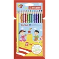 Produktbild: Buntstift STABILO Trio 6er Pack Malstifte dick Farbstifte & Spitzer Stifte Set