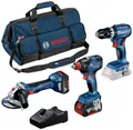 Produktbild: Bosch Professional 0615990N31 Werkzeugset Handwerker, Heimwerker, Akkugeräte im Koffer 5teilig