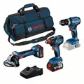 Produktbild: Bosch 18V Profi Set (GSB,GDXGWS,2x5.0Ah)