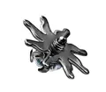 Produktbild: Taffstyle Piercing-Implantat Dermal Piercing Strass Tribal Sonne Kristall, Aufsatz Dermal Anchor Piercing Hautanker Implantat Skin Diver Strass