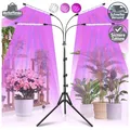 Produktbild: Pflanzenlampe LED Vollspektrum Grow Lampe mit Ständer 120 LEDs Gartenbeleuchtung