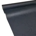 Produktbild: 50m x 0,75m LOOP schwarz JUNOPAX Papiertischdecke Rolle Damast-Effekt nassfest