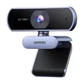 Produktbild: Full-HD-Webcam mit USB-A-Videoaufzeichnungsmikrofonen - Grau