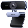 Produktbild: Webcam Full HD 1080P/30fps USB A Webcam mit Mikrofon für PC, klares Stereo-Au...