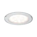 Produktbild: 2er-Set LED Möbel-Einbauleuchte, rund, 230/12V, 6VA, 2x 2.5W 3000K,  Chrom