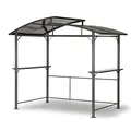 Produktbild: LECO Profi-Grillpavillon XXL – vielseitiger sehr stabiler Gartenpavillon mit Rauchabzug 2,75 x 1,65 m – wasserdicht und wetterfest