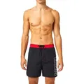 Produktbild: Diesel Badeshorts Badehose mit Kordelzug und Logo - BMBX-WAVE 2.017 schwarz M