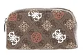Produktbild: GUESS Double Zip Utensilientasche Tasche Brown Multi braun terracotta Neu