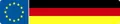 Produktbild: Aufkleber Deutschland Dimension 20 x 100 mm  Sticker Tattoo Auto Deutschland Fan