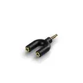 Produktbild: Teufel Audio Y Splitter Kopfhöreranschluss Jack Adapter 3,5-mm-Klinke - schwarz