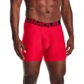 Produktbild: Under Armour Tech Boxer 6In 2Er Pack Boxershort rotschwarz, S Herren