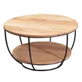 Produktbild: WOHNLING WL5.957 Couchtisch Akazie 60 cm x 60 cm x 34 cm