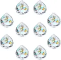 Produktbild: H&D Klare Kristallkugel Prisma Sonnenfänger Regenbogenmacher (20 mm, 10er Pack)