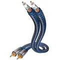 Produktbild: Inakustik 0040405 Audio-Kabel 5 m 2 x RCA Blau, Silber