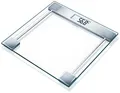 Produktbild: Sanitas SGS 06 Personenwaage, bis 150kg, Abschaltautomatik, Sicherheitsglas, silber/glas